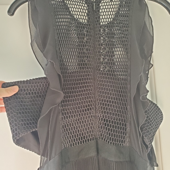 Long black cut out dress - Picture 3 of 3